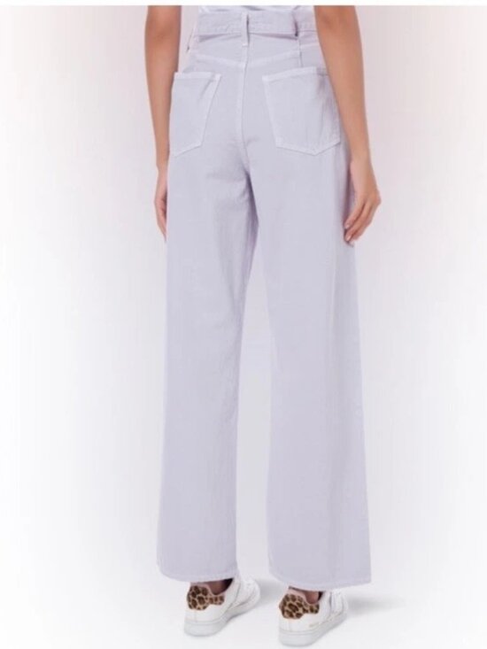 Agolde Dax Upsized Wide-Leg 100% Organic Jean In Popsicle Women's, Size 24 - Picture 3 of 4